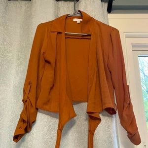 Long sleeved crop top